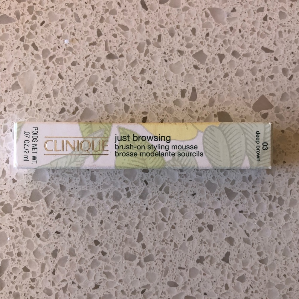 Clinique brow mousse. Deep brown